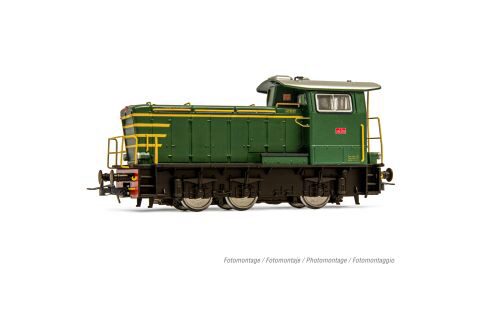Rivarossi HR2931 FS Dieselrangierlokomotive BR 245  grün/gelbe Streifen Ep.IV